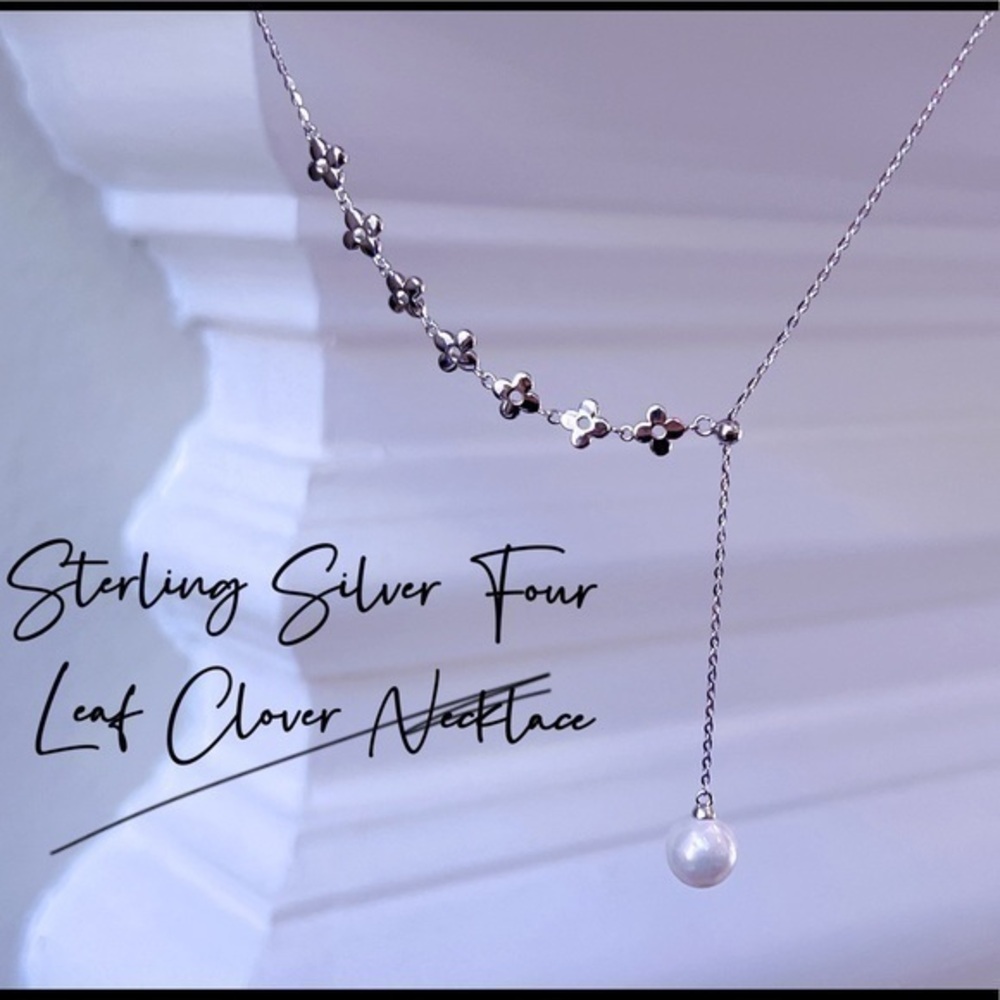 COPY - Sterling Silver four leaf clover’s necklace